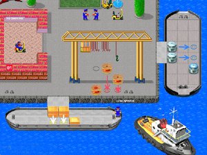 码头叉车手小游戏