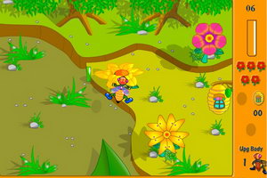 勤劳的蜜蜂小游戏