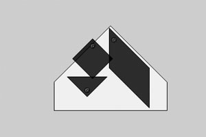 梯形拼图小游戏