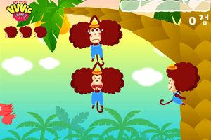 猴子摘香蕉小游戏