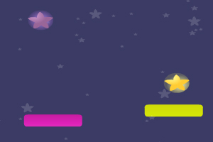 双色星降落小游戏