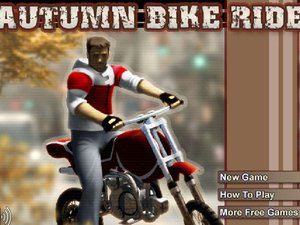 秋天骑摩托小游戏