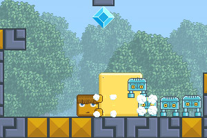 方块大力士战石怪小游戏