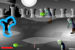 吸血鬼大战僵尸小游戏