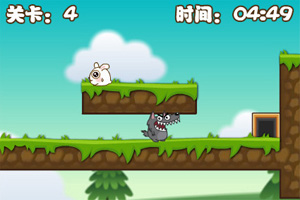 跳跳兔回家小游戏