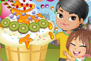 自制冰淇淋小游戏