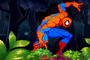 无敌蜘蛛侠小游戏