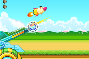 发射火箭人小游戏