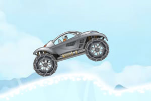 雪山大轮车2修改版小游戏