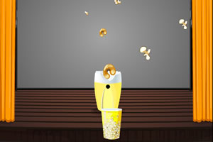 接爆米花小游戏