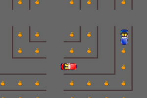 开车收集金币小游戏