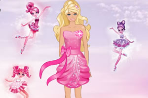 为芭比公主做魔法裙小游戏
