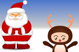 圣诞老人学跳舞小游戏