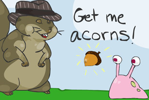 蜗牛闯关记小游戏