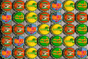 汽水瓶盖对对碰高清版小游戏