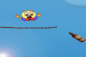 画线弹弹跳小游戏