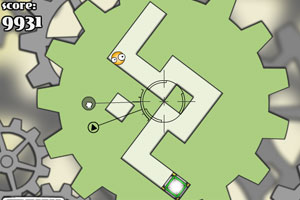 笑脸走闹钟迷宫小游戏