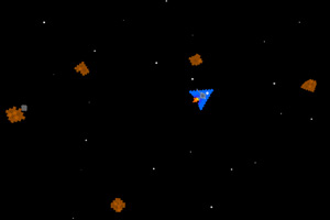 清除太空陨石小游戏