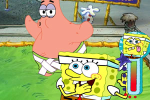 海绵宝宝空手道决斗小游戏