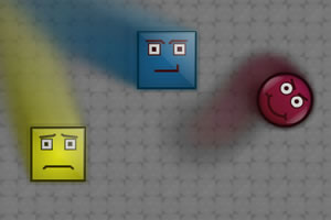 方块与圆球小游戏