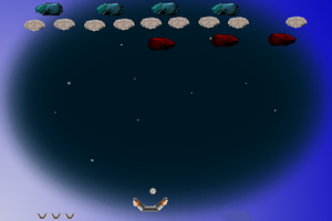 撞击陨石小游戏