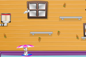 班尼兔撑伞小游戏