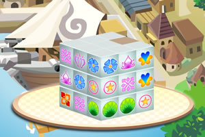 立体麻将连连看小游戏