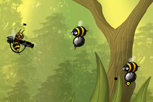 蜜蜂战士小游戏