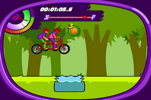 山地障碍自行车赛小游戏