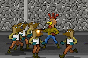 鸡仔扁恶狗无敌版小游戏