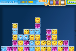 解冻企鹅消消看小游戏