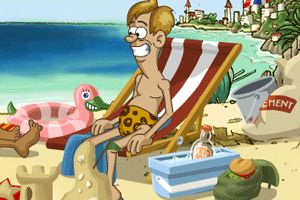 整蛊沙滩美女小游戏