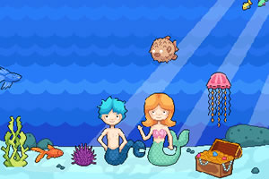 神奇的鱼人世界小游戏