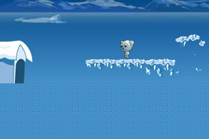 北极熊跳冰块小游戏