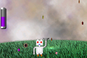 机械猫接星星小游戏