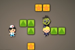 娃娃救僵尸小游戏