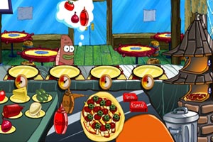 海绵宝宝卖披萨小游戏