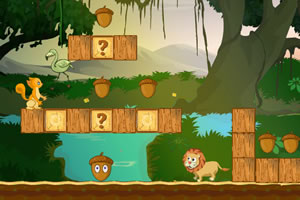 松鼠采集松果小游戏