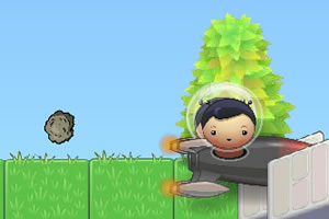 石头发射器小游戏