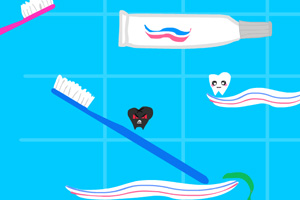 爱护牙齿小游戏