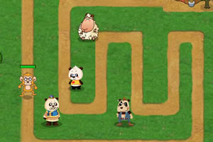 熊猫保卫家园小游戏
