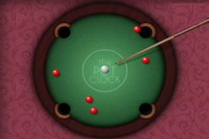 圆桌台球小游戏