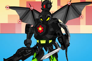 建造机器人战士小游戏