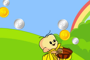 三毛接金币小游戏