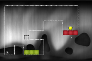 小黑怪吃苹果小游戏