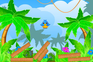 解救笼中小鸟小游戏