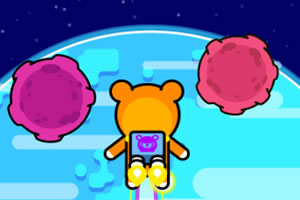 泰比熊太空历险小游戏