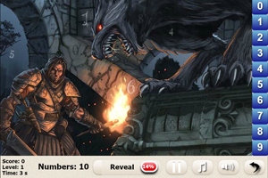 诸神之战找数字小游戏