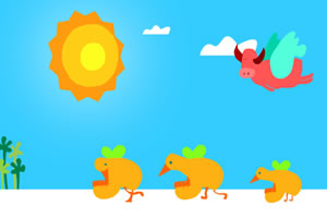 小鸡冲冲冲小游戏