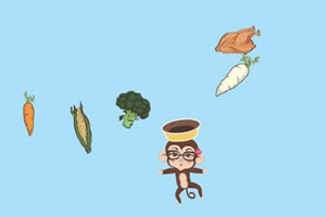 吃素的小猴小游戏